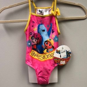Beat bugs one piece bathing suit